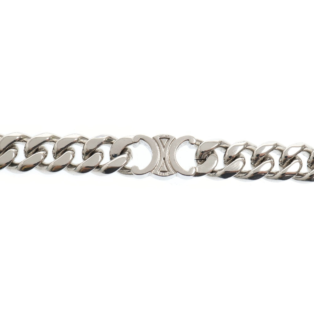 CELINE(セリーヌ) Triomphe Metal Chain Necklace トリオンフ グルメット チェーンネックレス シルバー