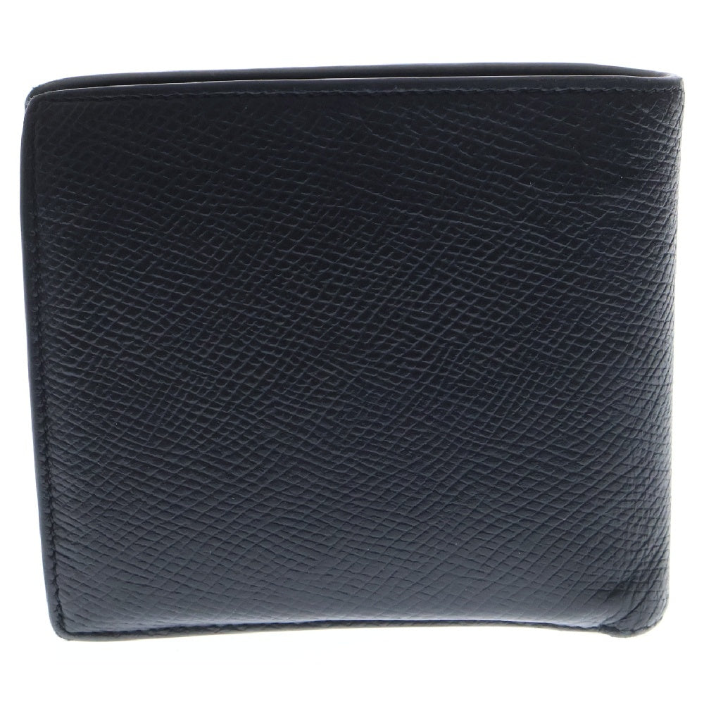 CELINE(セリーヌ) Calfskin Logo Leather Wallet 10C873BEN.38SI カーフスキン ロゴレザー ウォレット 二つ折り財布 ブラック