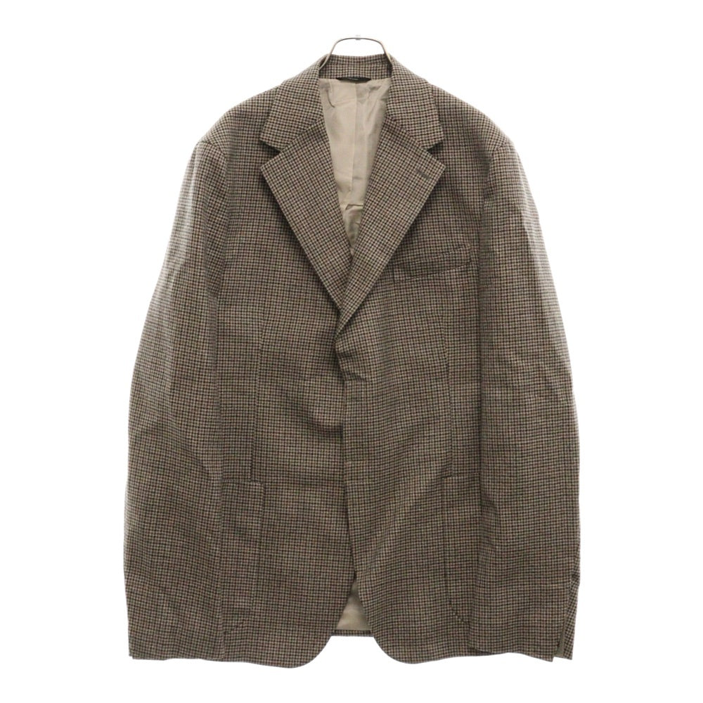 FENDI(フェンディ) 千鳥格子柄テーラードジャケット ベージュ FJ0482