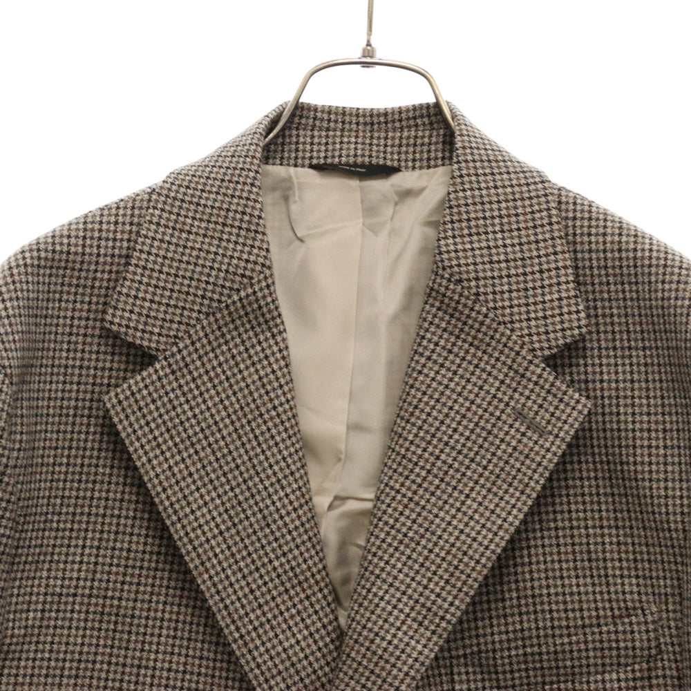 FENDI(フェンディ) 千鳥格子柄テーラードジャケット ベージュ FJ0482