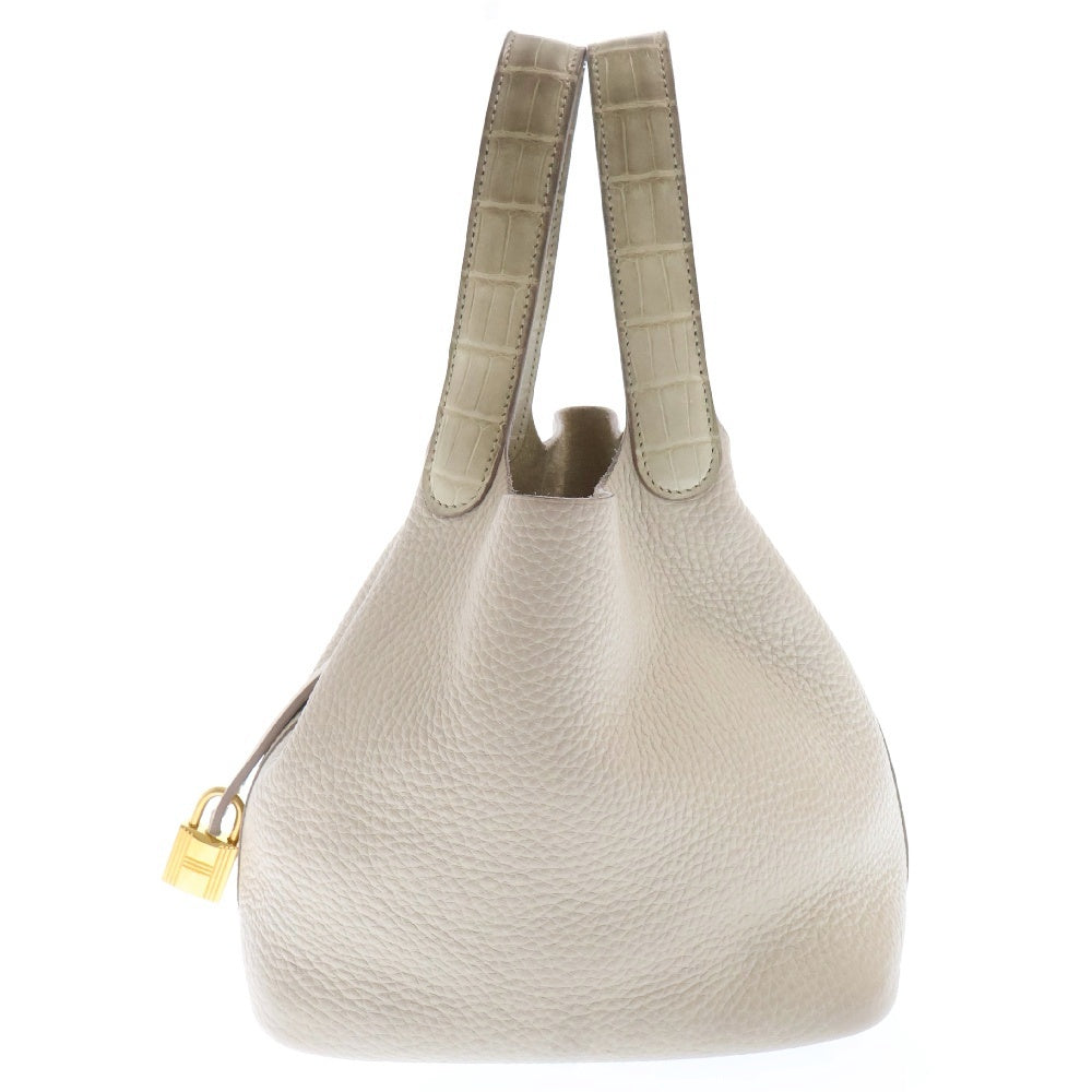 HERMES(エルメス) ピコタンロック タッチ ゴールド金具 ハンドバッグ B刻印