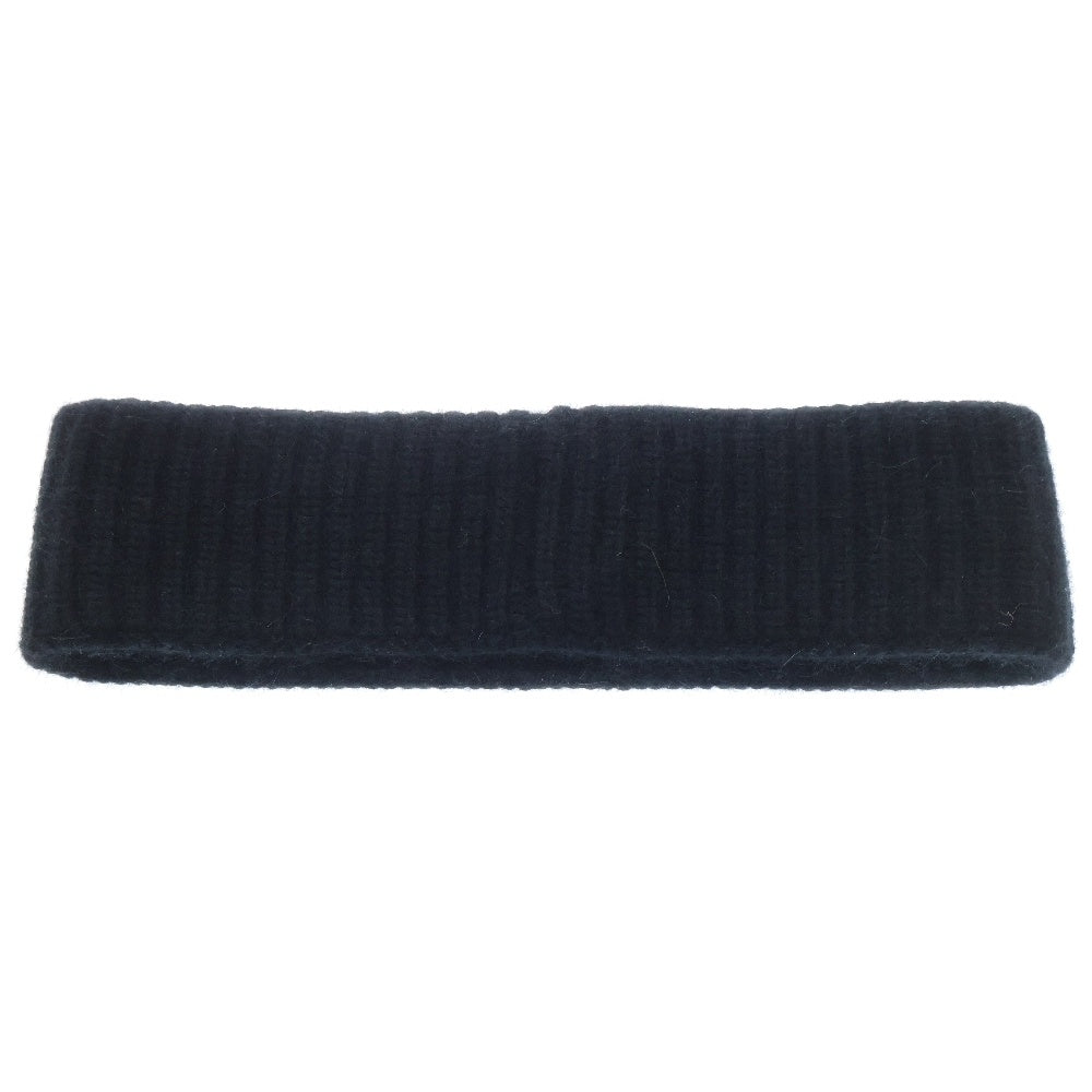 CELINE(セリーヌ) Logo Patch Hair Band 2A42R230O ロゴ ワッペン ヘアバンド ブラック