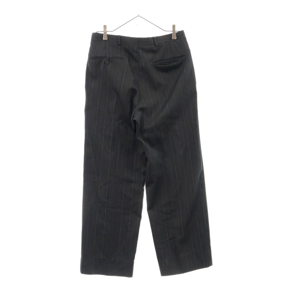 Christian Dior MONSIEUR(クリスチャンディオールムッシュ) 90s VINTAGE ヴィンテージ 2タック入りストライプスラックスパンツ グレー W31/L27