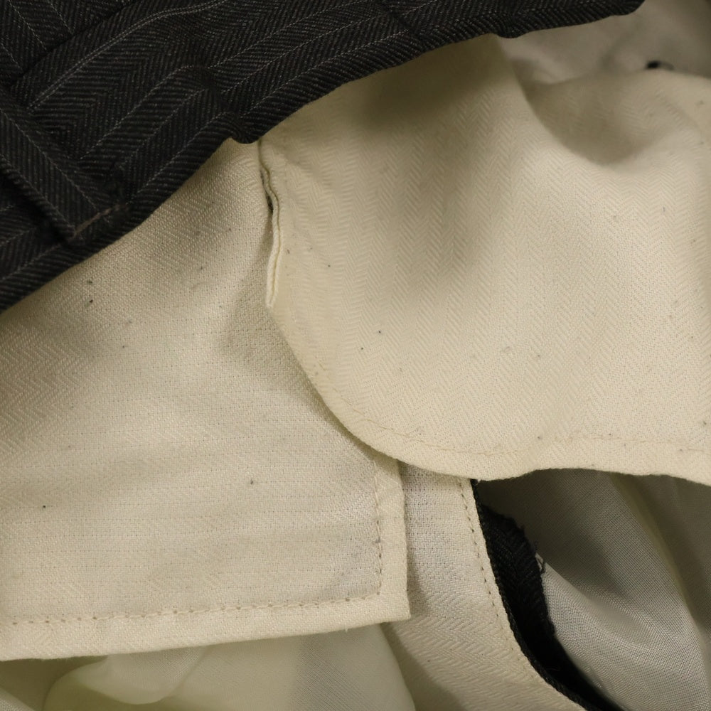 Christian Dior MONSIEUR(クリスチャンディオールムッシュ) 90s VINTAGE ヴィンテージ 2タック入りストライプスラックスパンツ グレー W31/L27