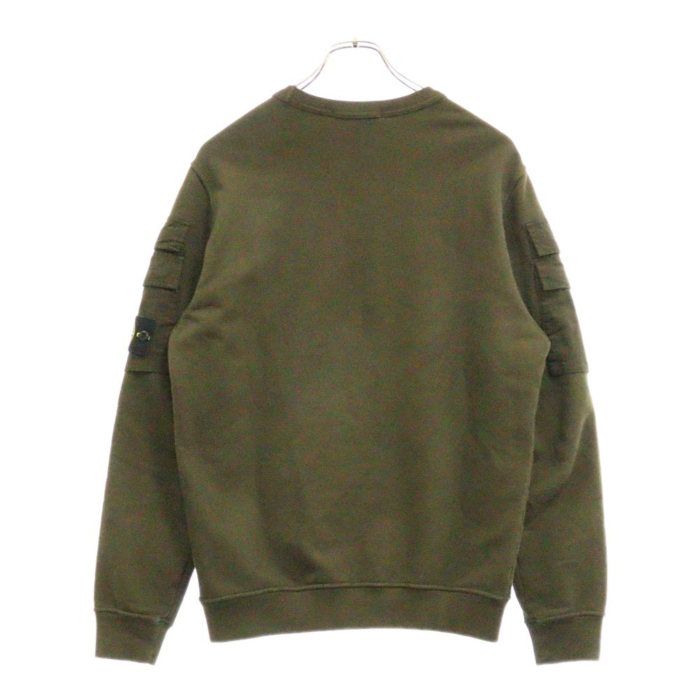 STONE ISLAND(ストーンアイランド) SWEAT SHIRTS ロゴワッペン付きスウェットトレーナー グリーン 791560577