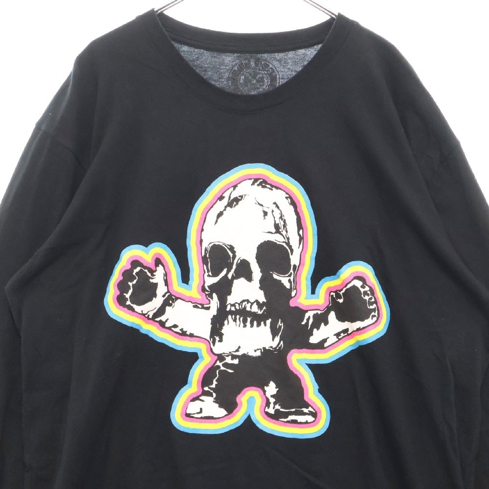 CHROME HEARTS(クロムハーツ) FOTI Rainbow Scroll Logo L/S TEE フォティ レインボー スクロール ロゴ クルーネック長袖Tシャツカットソー ロングスリーブ ロンT