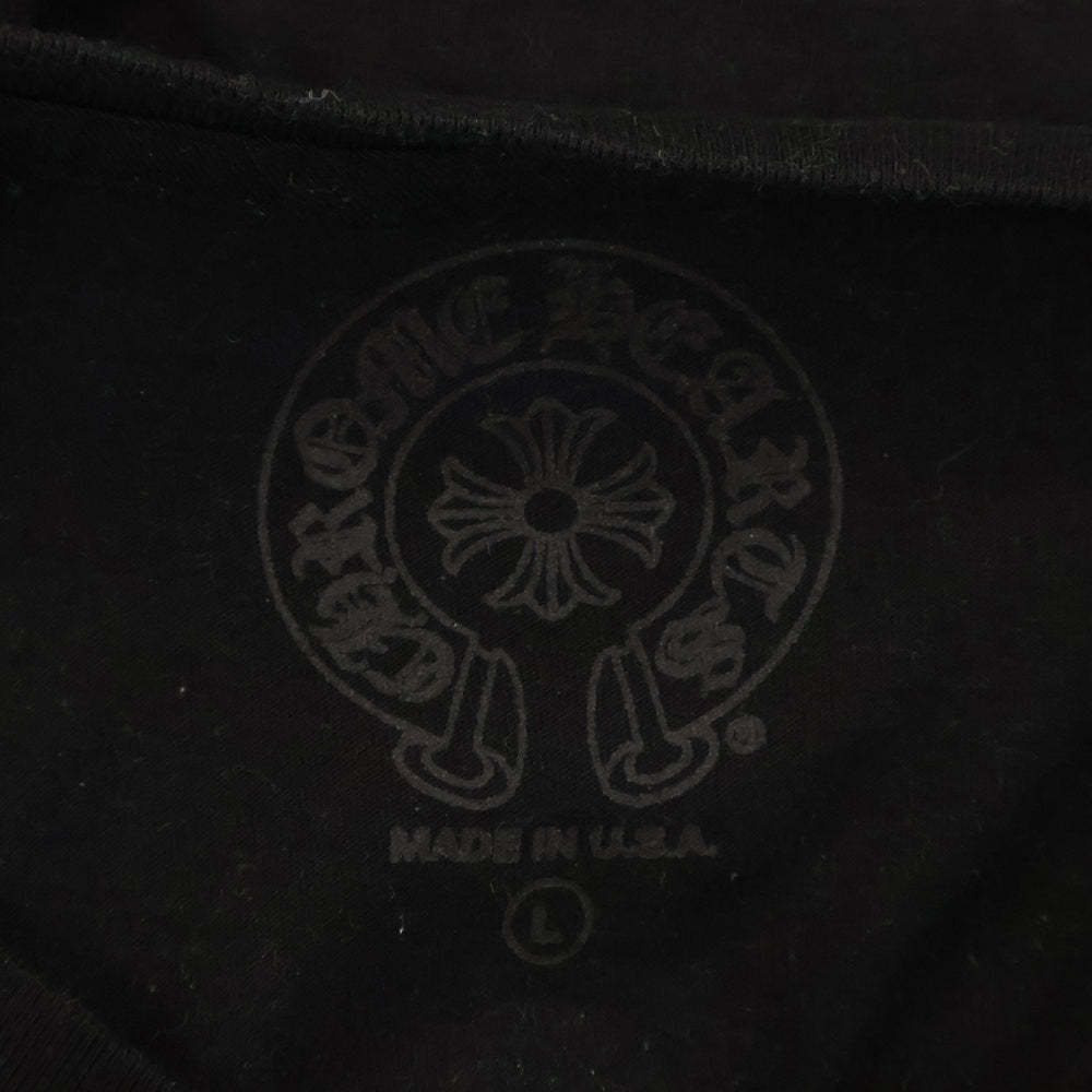CHROME HEARTS(クロムハーツ) FOTI Rainbow Scroll Logo L/S TEE フォティ レインボー スクロール ロゴ クルーネック長袖Tシャツカットソー ロングスリーブ ロンT