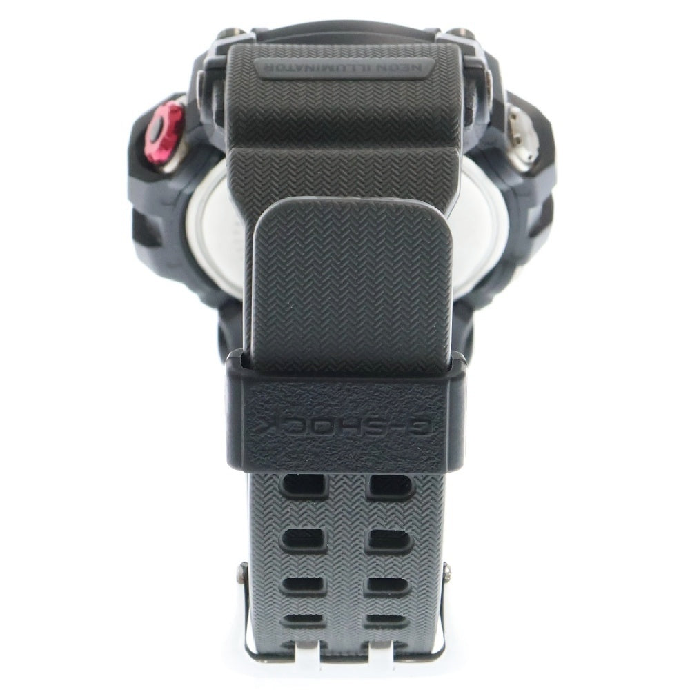 CASIO G-SHOCK(カシオ ジーショック) GWG-100-1A8 MUDMASTER マッドマスター 電波ソーラー ダブルLEDライト 防塵・防泥構造 デジアナ クォーツ腕時計 ブラック