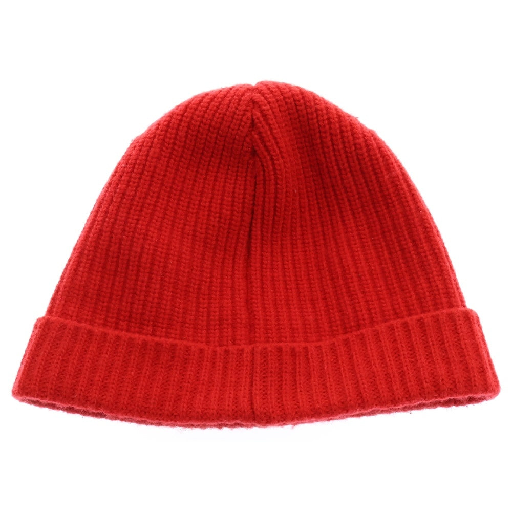 CELINE(セリーヌ) Embroidery Logo Kinit Beanie 2A25R423P エンブロイダリー ロゴ ウール ニット帽 ビーニー レッド