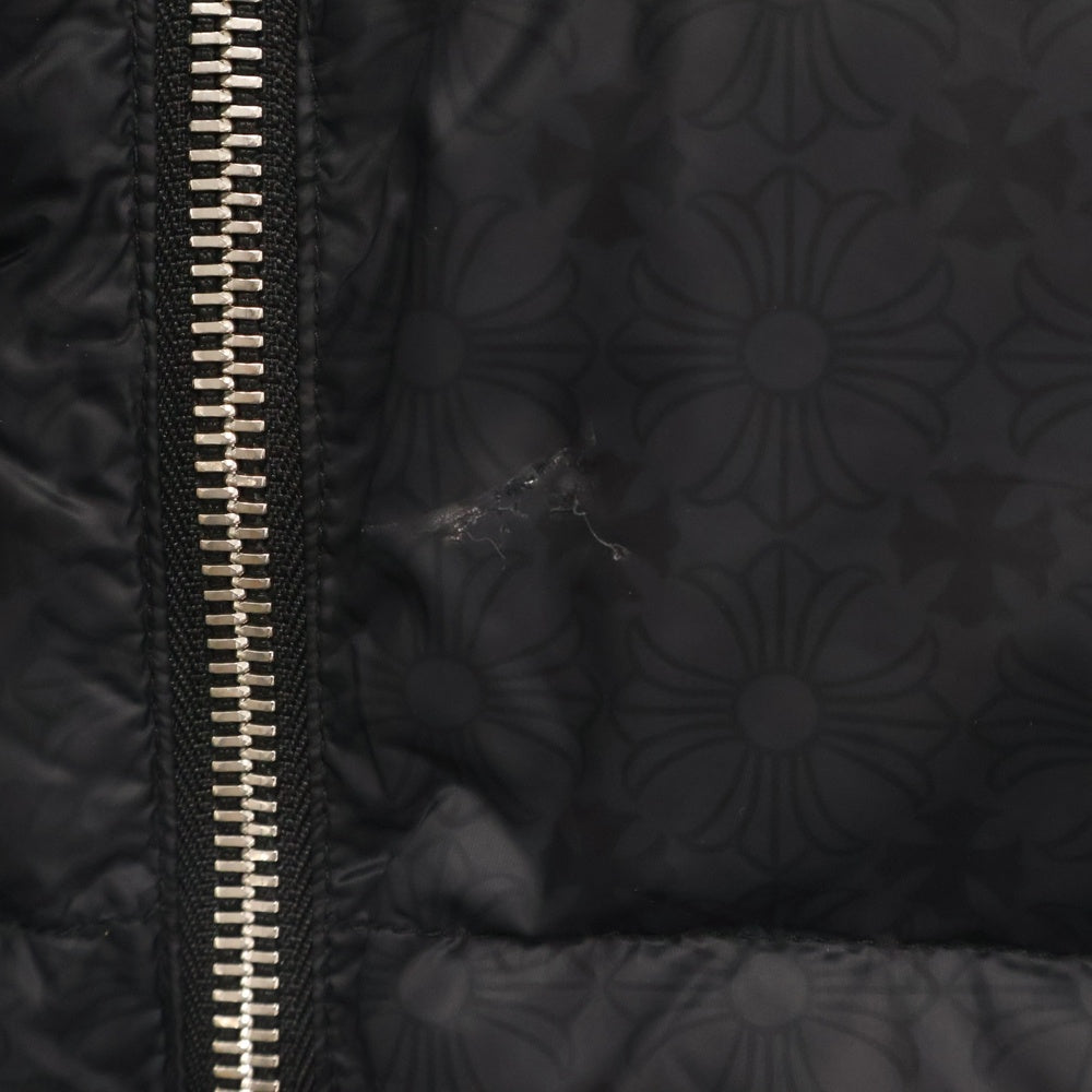 CHROME HEARTS(クロムハーツ) STIFF V2 FBRC スティッフ CHプラス総柄クロスボールボタンダウンジャケット ダガージップ ブラック