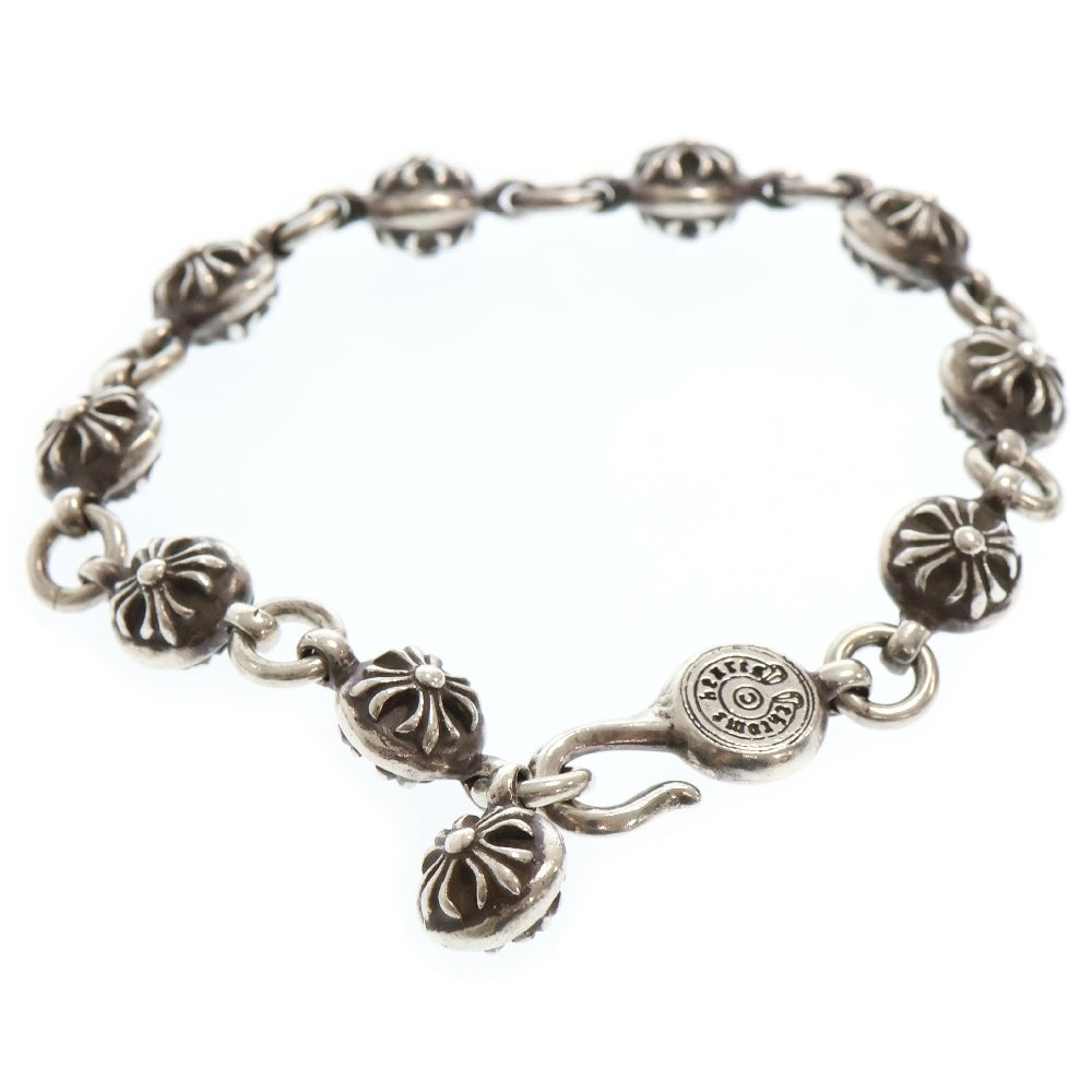 CHROME HEARTS(クロムハーツ) NO2 BALL #2クロスボールブレスレット シルバー BCA176