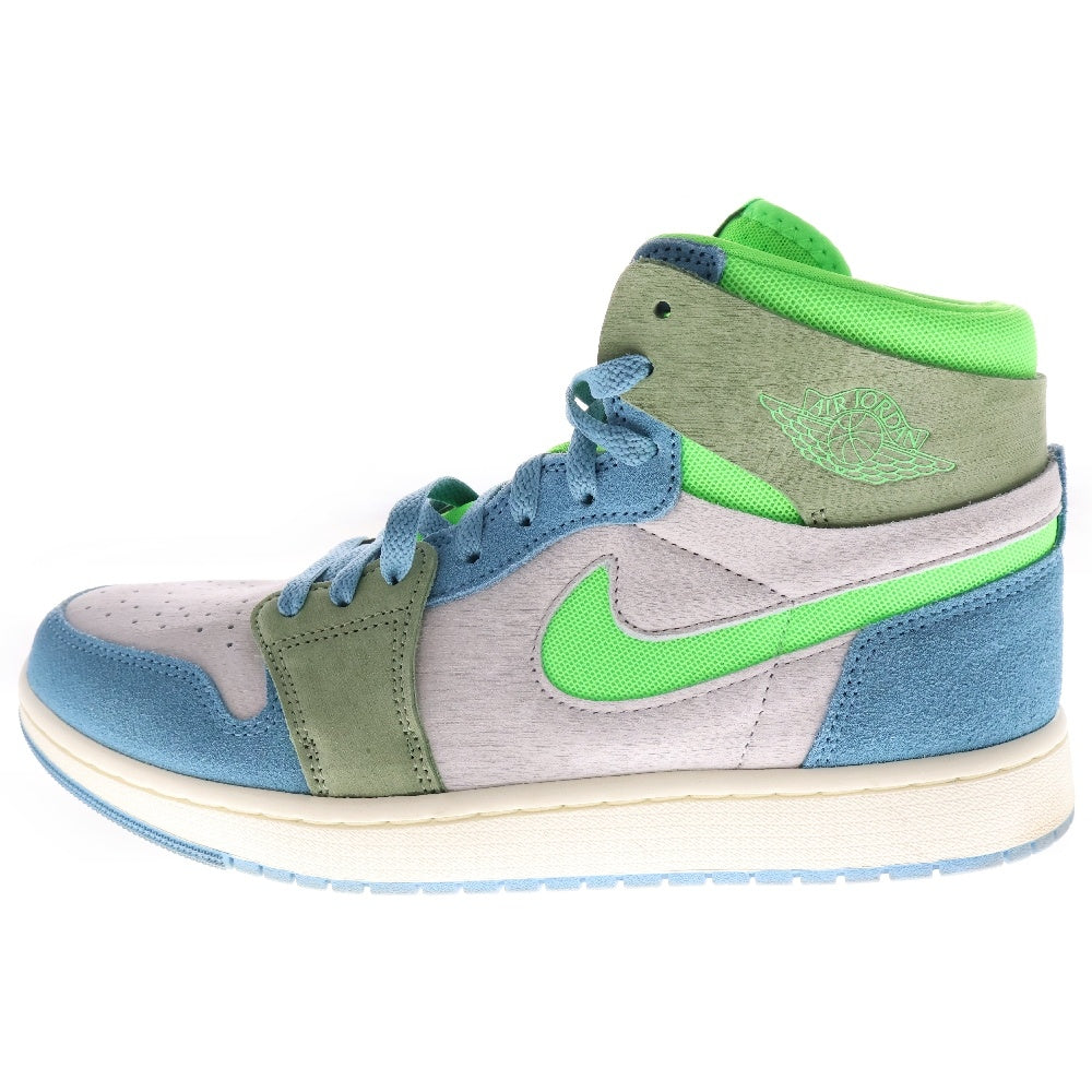 NIKE(ナイキ) WMNS Air Jordan 1 Zoom CMFT 2 DV1305-433 エアジョーダン1 ズーム CMFT 2 ローカットスニーカー シューズ ブルー/グリーン US11.5/28.5cm