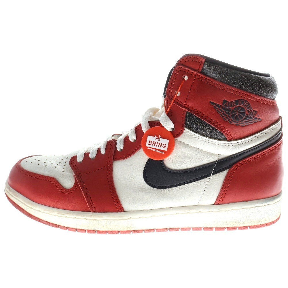 NIKE(ナイキ) Air Jordan 1 High OG Lost & Found/Chicago DZ5485 612 エアジョーダン1 ハイ OG ロスト&ファウンド/シカゴ ハイカットスニーカー レッド US10.5/28.5cm
