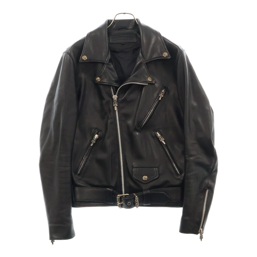 CHROME HEARTS(クロムハーツ) JJ DEAN ダガージップダブルライダース レザージャケット ブラック