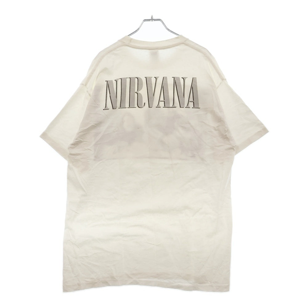 VINTAGE(ヴィンテージ) 90s VINTAGE NIRVANA WILDOATS PRINT TEE ニルバーナ フロントプリント半袖カットソー 半袖Tシャツ ホワイト