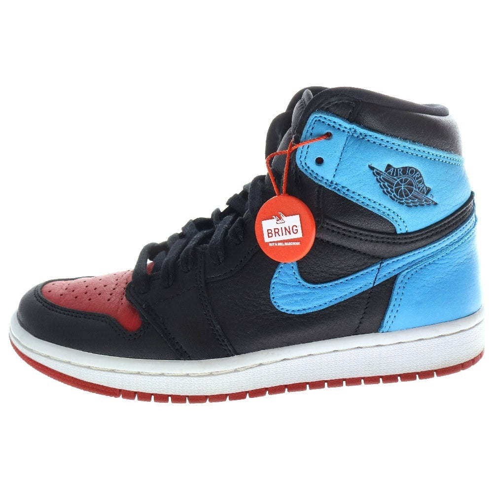 NIKE(ナイキ) WMNS AIR JORDAN 1 RETRO HIGH OG CD0461-046 ウィメンズ エアジョーダン 1 レトロ ハイカットスニーカー ブラック/ブルー/レッド US6.5/23.5cm レディース