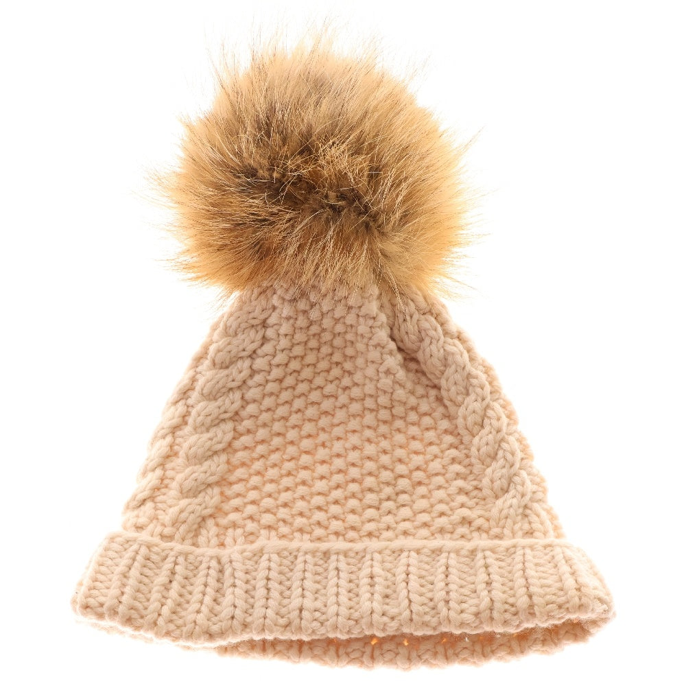 CHROME HEARTS(クロムハーツ) CASHMERE BEANIE カシミヤビーニー ニット帽 ベージュ
