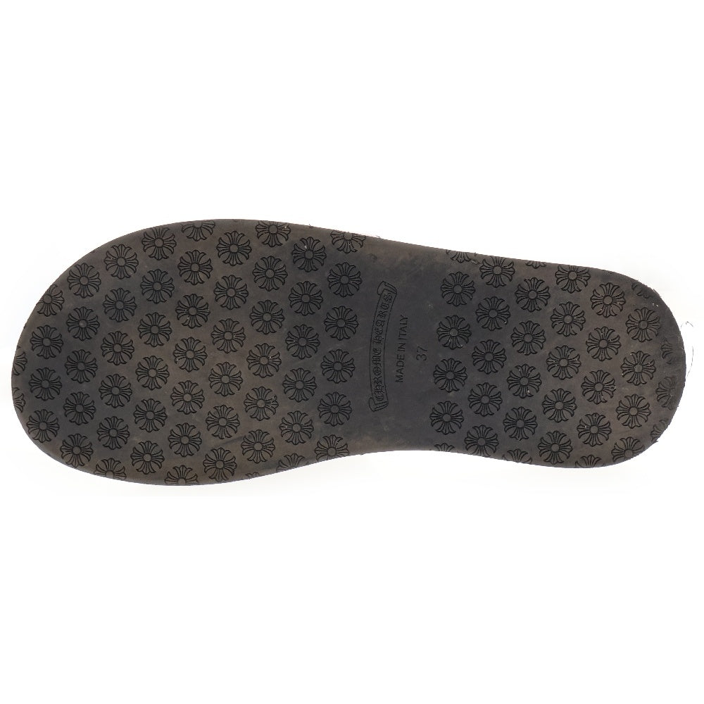 CHROME HEARTS(クロムハーツ) MATTY BOY CHOMPER SLIDE マッティボーイ チョンパー レザースライドサンダル ブラック