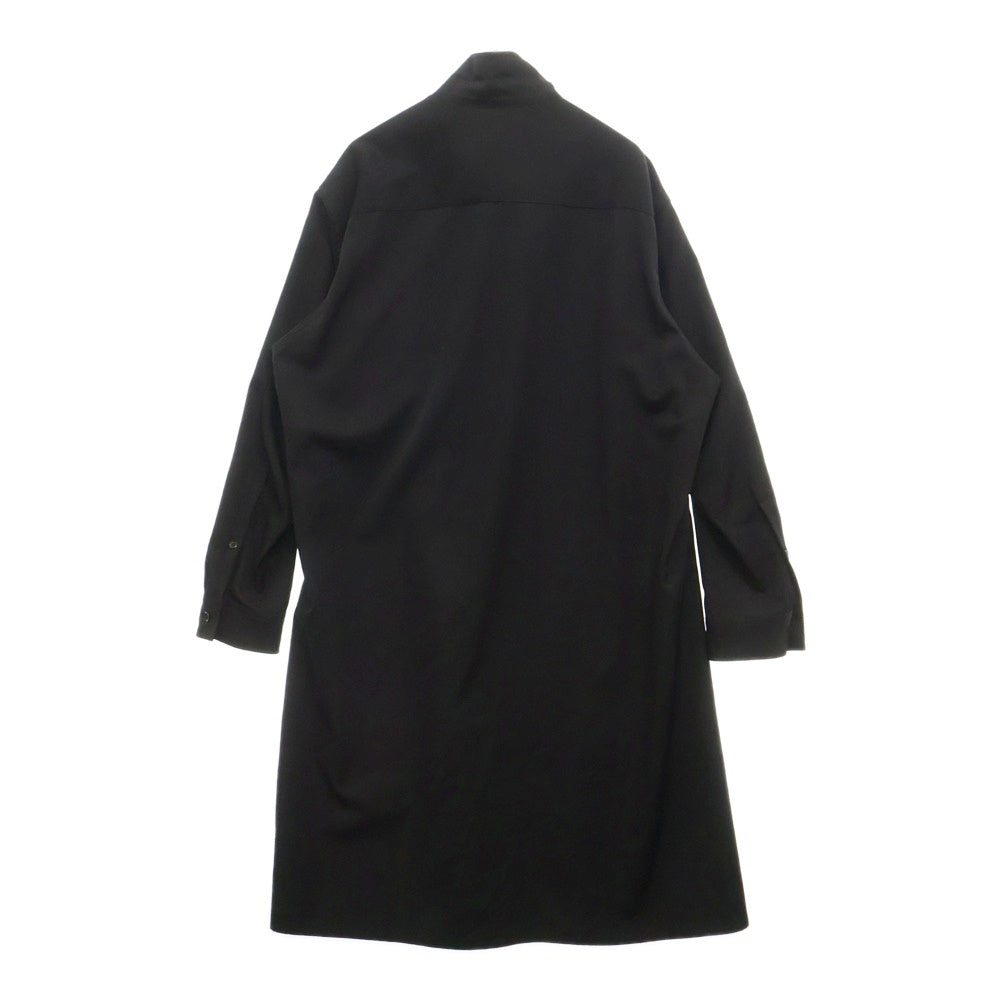 Yohji Yamamoto POUR HOMME(ヨウジヤマモト プールオム) Wool Long Coat HF-B12-100 ウール ロングコート ブラック