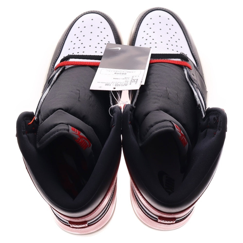 NIKE(ナイキ) AIR JORDAN 1 RETRO HIGH OG BLACK TOE REIMAGINED DZ5485-106 エアジョーダン1 レトロ ハイ OG ブラックトゥリイマジンド ハイカットスニーカー US910.5/28.5cm