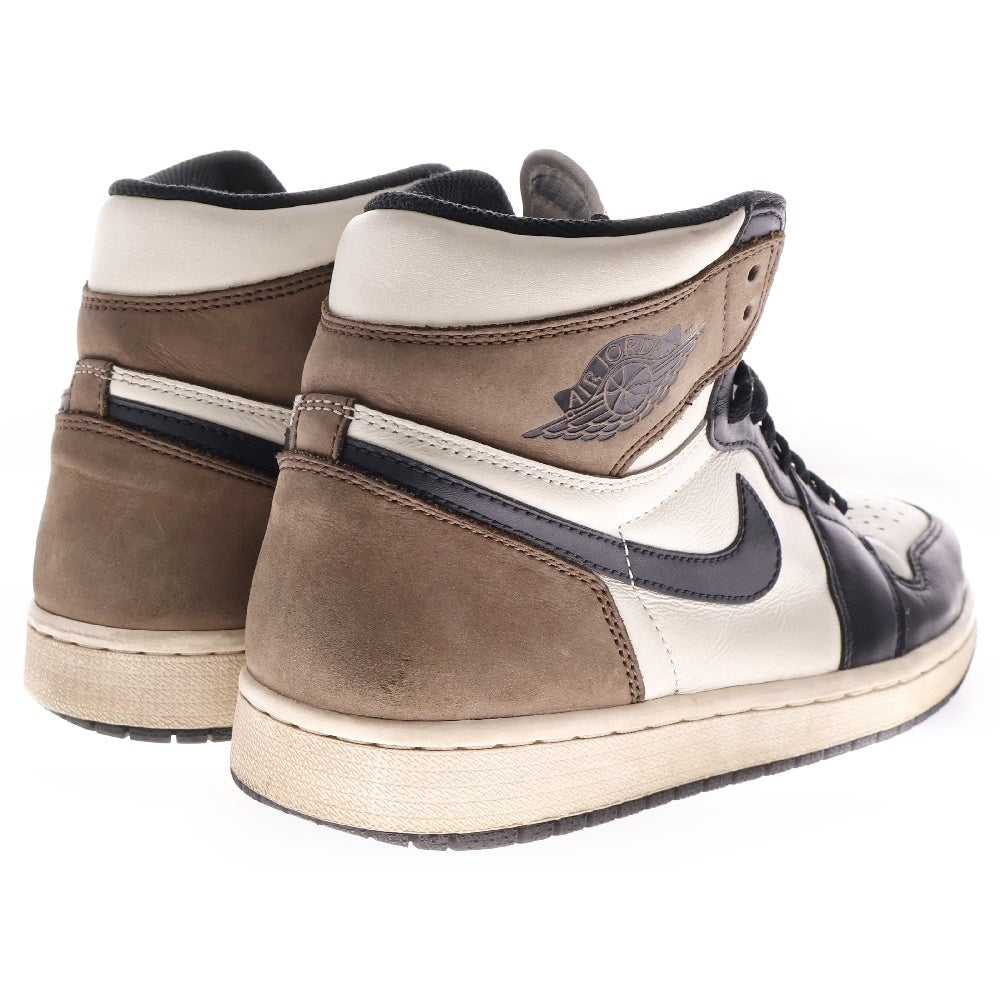 NIKE(ナイキ) AIR JORDAN 1 RETRO HIGH OG DARK MOCHA 555088-105 エアジョーダン1 レトロ ダークモカ ハイカットスニーカー ブラウン US9.5/27.5cm