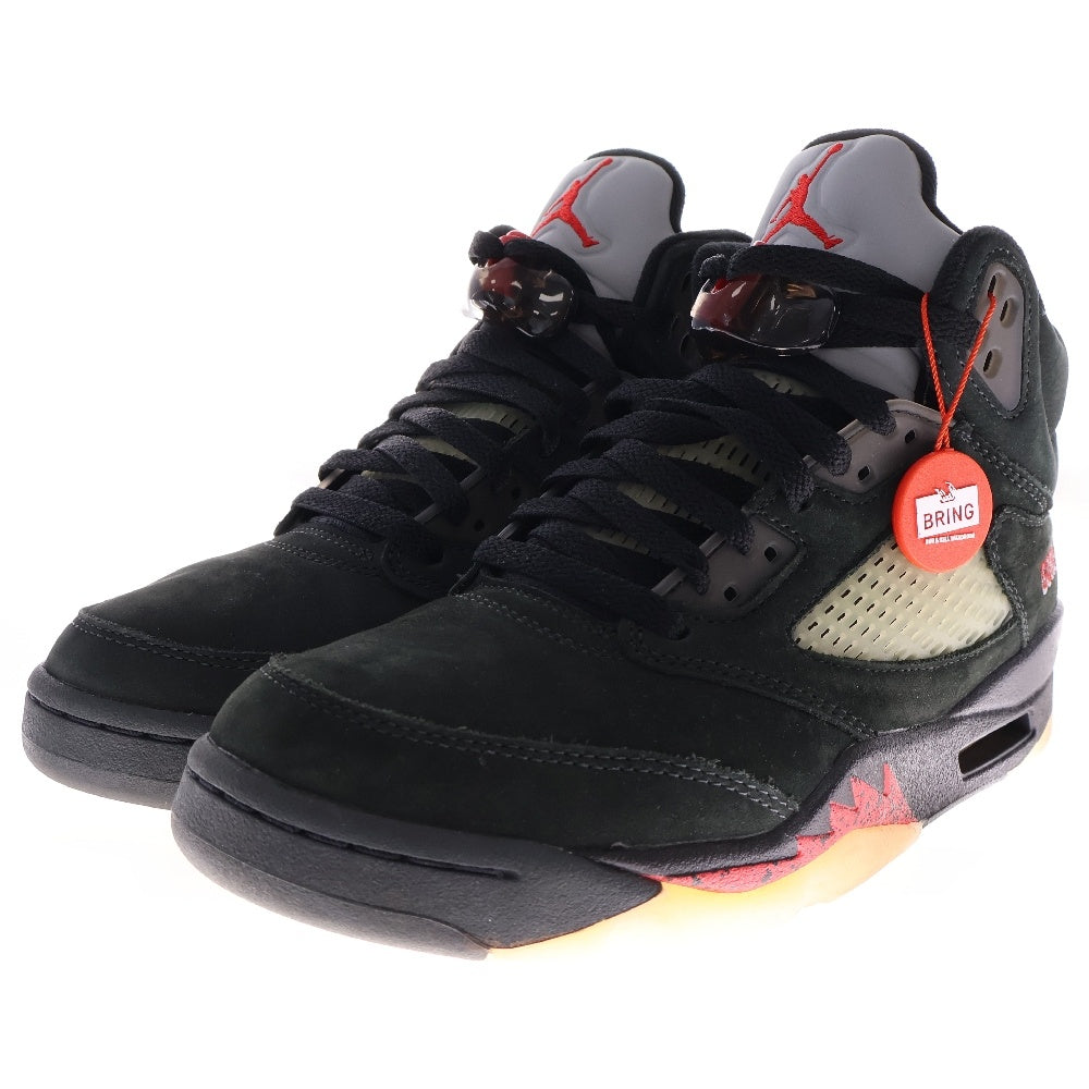NIKE(ナイキ) WMNS AIR JORDAN 5 RETRO GTX DR0092-001 ウィメンズ エアジョーダン5 ゴアテックス ハイカットスニーカー シューズ ブラック US8/25cm