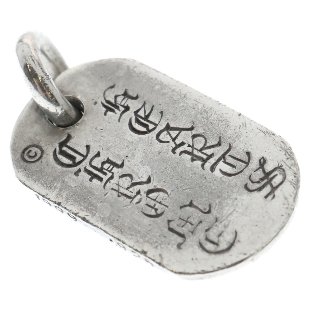 CHROME HEARTS(クロムハーツ) RAISED FRLR DOGTAG レイズドフローラルクロス ドッグタグ ペンダントトップ シルバー BCA302