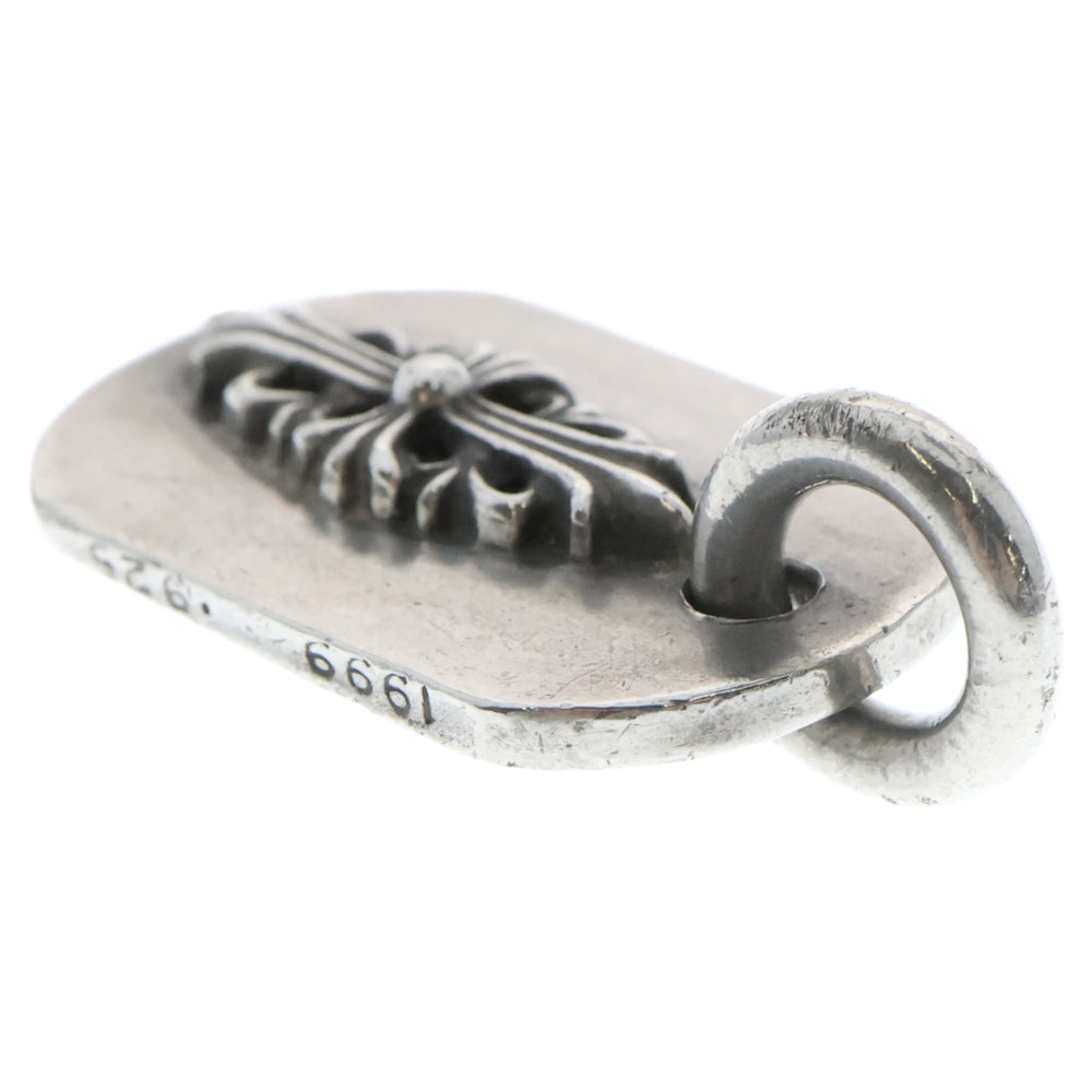 CHROME HEARTS(クロムハーツ) RAISED FRLR DOGTAG レイズドフローラルクロス ドッグタグ ペンダントトップ シルバー BCA302