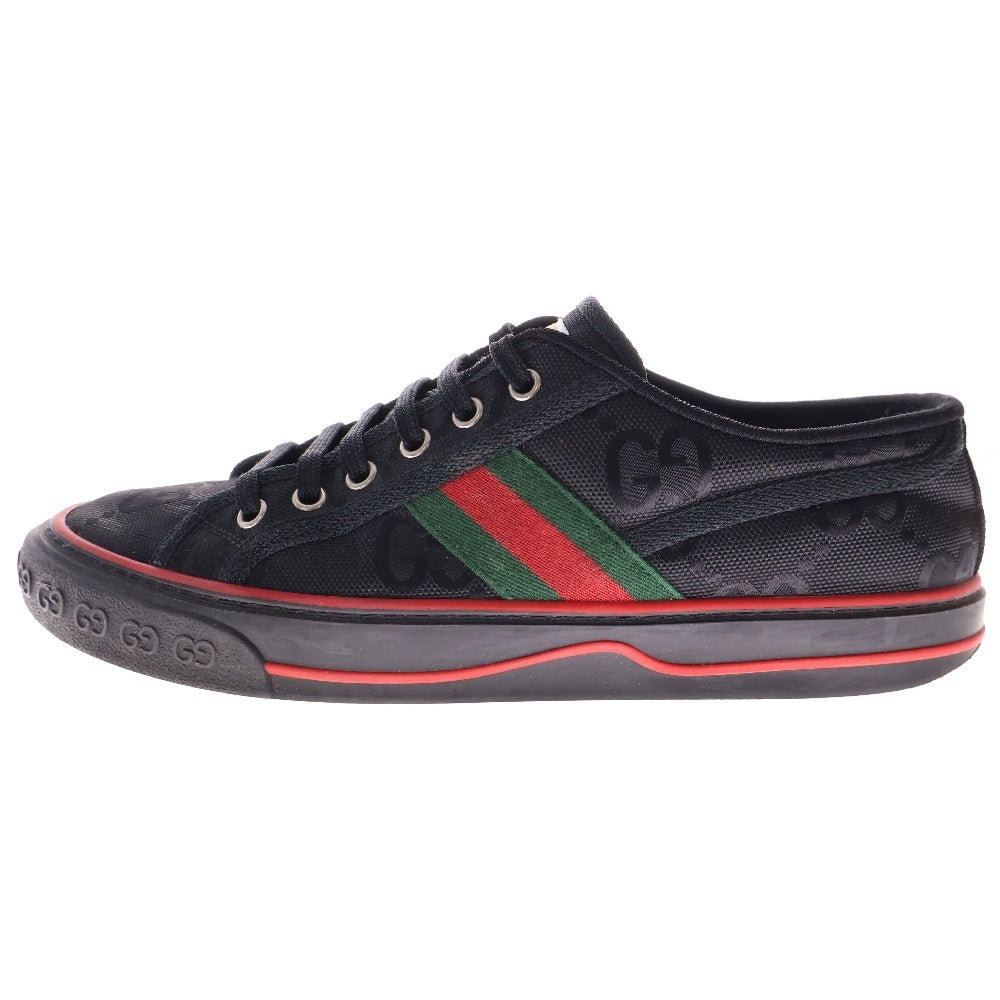 GUCCI(グッチ) 1977 tennis sneaker GG柄キャンバス テニス ローカットスニーカー シューズ ブラック