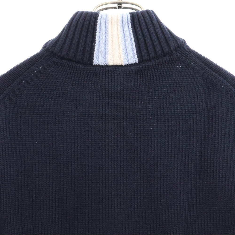 POLO RALPH LAUREN(ポロラルフローレン) COTTON FULL ZIP SWEATER コットンフルジップセーター ニット ポニー刺繍 ネイビー CWPOSWEY6820537