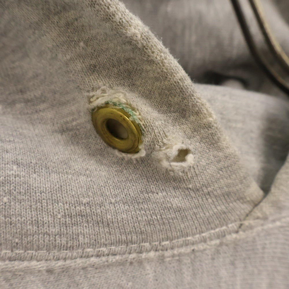 CHAMPION(チャンピオン) 70S vintage REVERSE WEAVE OHIO STATE USA製 リバースウェーブ 青色単色タグ カレッジロゴ スウェットプルオーバーパーカー フーディ グレー