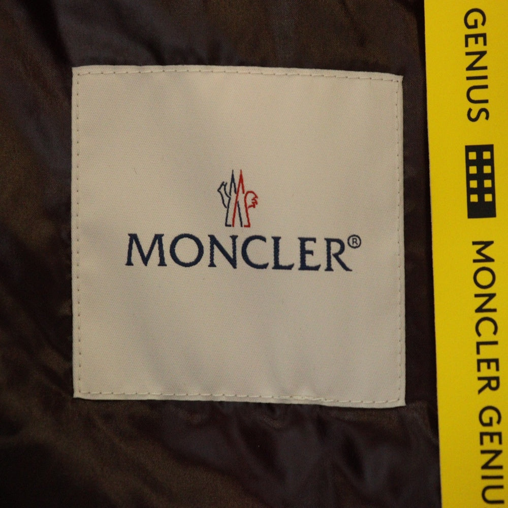 MONCLER GENIUS(モンクレール ジーニアス) ×Palm Angels GWENYTH GIUBBOTTO 8 Logo Patch Padded Vest パームエンジェルス 8ロゴパッチパデッドダウンベスト レッド J209L1A00016