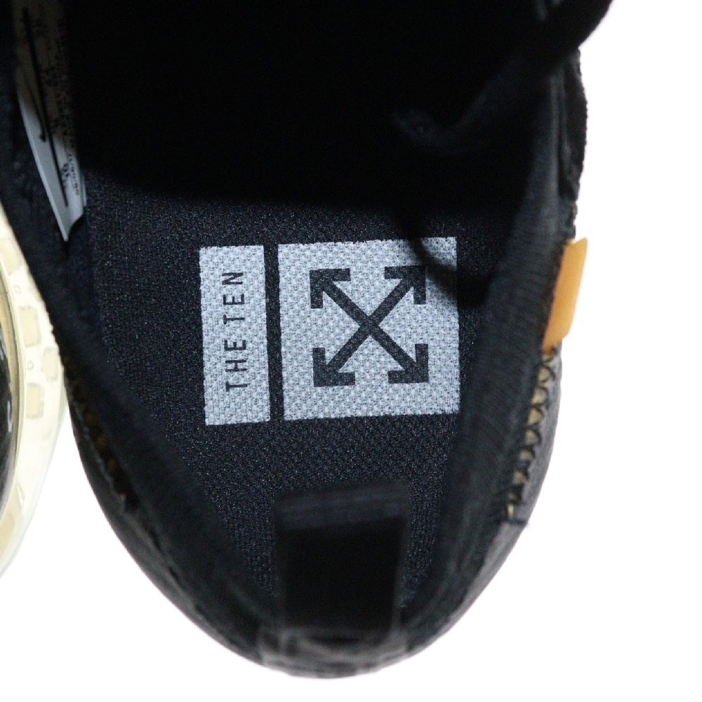 NIKE(ナイキ) × OFF-WHITE THE 10 AIR VAPORMAX FK オフホワイト ザテン エアヴェイパーマックス フライニット ローカットスニーカー ブラック US10/28cm AA3831-002
