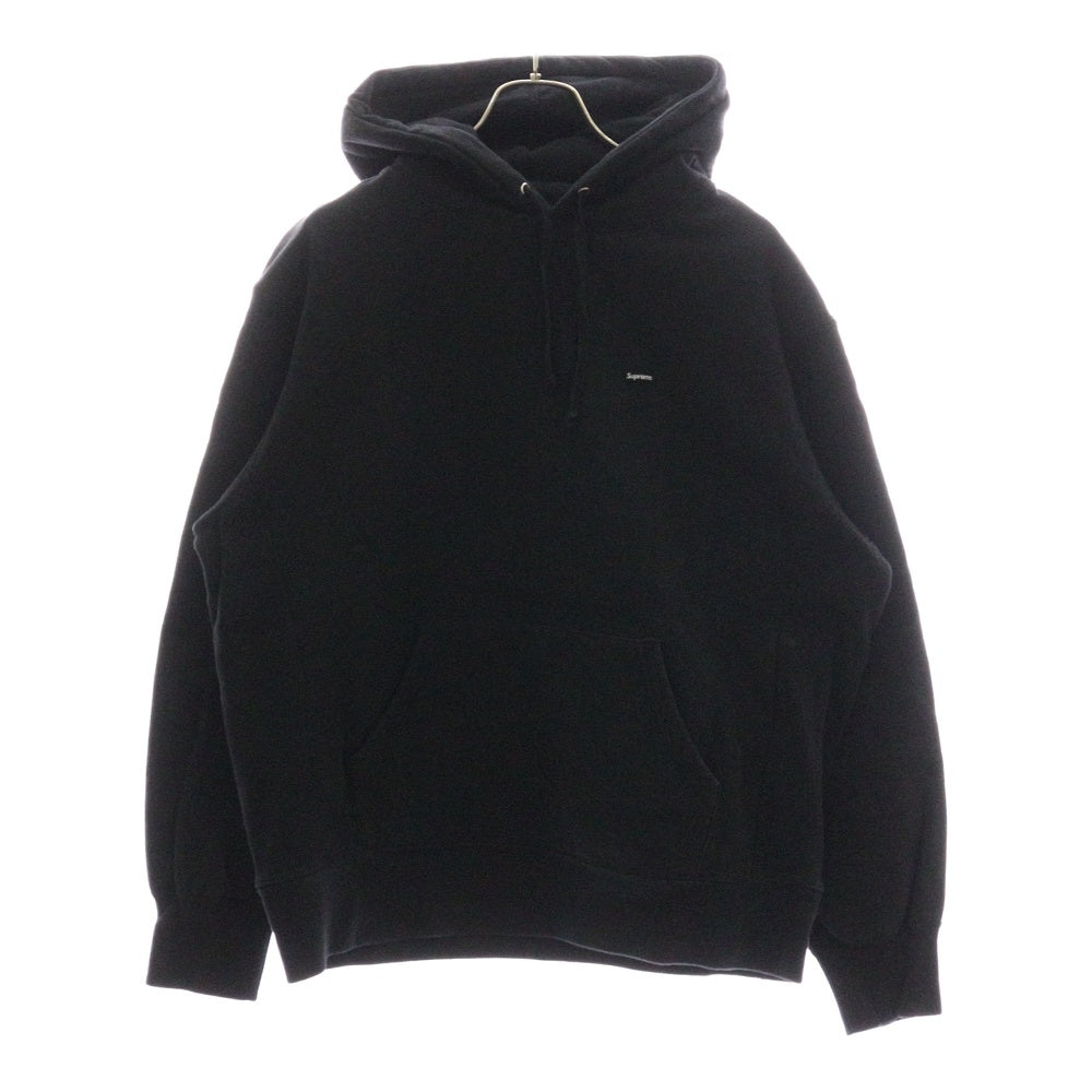 SUPREME(シュプリーム) 24SS Small Box Hooded Sweatshirt スモールボックスロゴスウェットプルオーバーパーカー フーディー ブラック