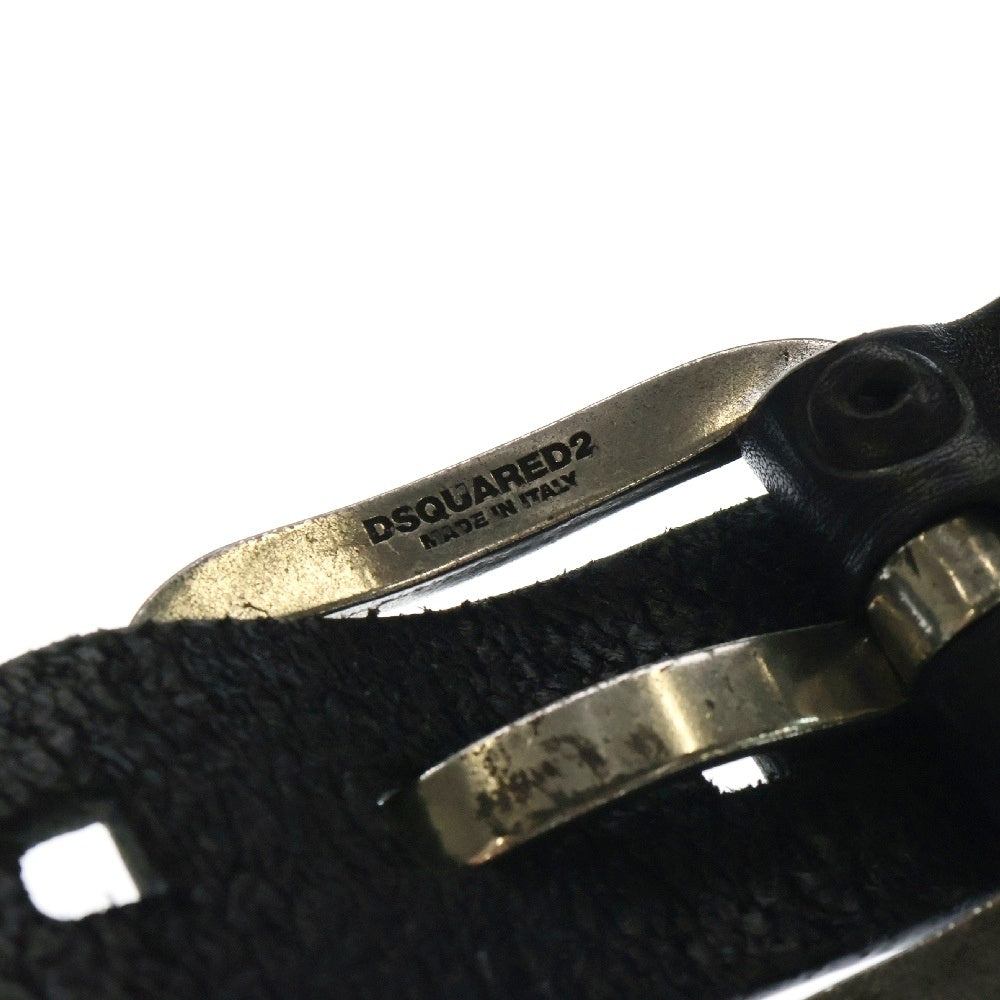 DSQUARED2(ディースクエアード) LEATHER BELT レザーベルト ブラック