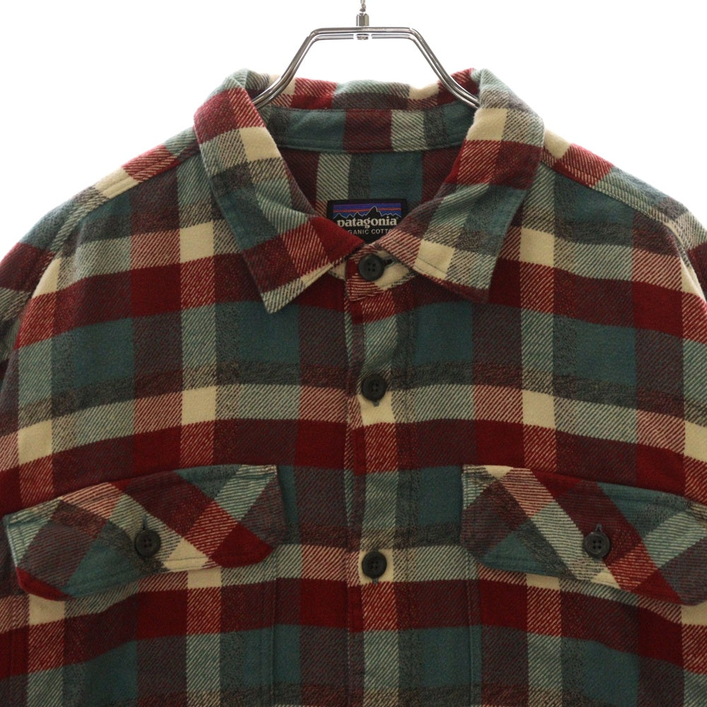PATAGONIA(パタゴニア) L/S Fjord Flannel Shirt フィヨルドフランネル長袖シャツ レッド/ブルー/ホワイト 53947
