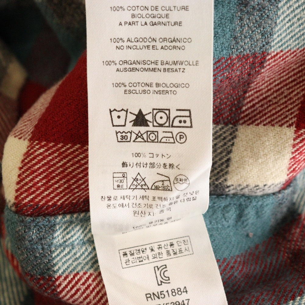 PATAGONIA(パタゴニア) L/S Fjord Flannel Shirt フィヨルドフランネル長袖シャツ レッド/ブルー/ホワイト 53947