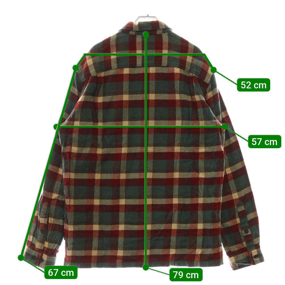 PATAGONIA(パタゴニア) L/S Fjord Flannel Shirt フィヨルドフランネル長袖シャツ レッド/ブルー/ホワイト 53947