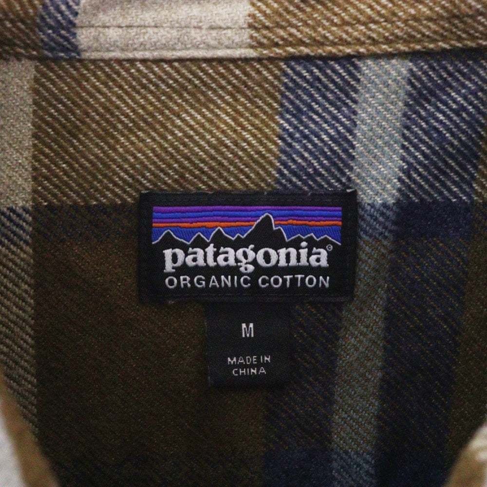 PATAGONIA(パタゴニア) L/S Fjord Flannel Shirt フィヨルドフランネル長袖シャツ ブルー/ブラウン 53947