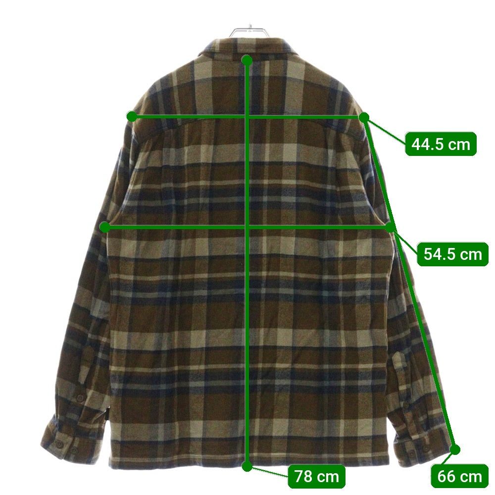 PATAGONIA(パタゴニア) L/S Fjord Flannel Shirt フィヨルドフランネル長袖シャツ ブルー/ブラウン 53947