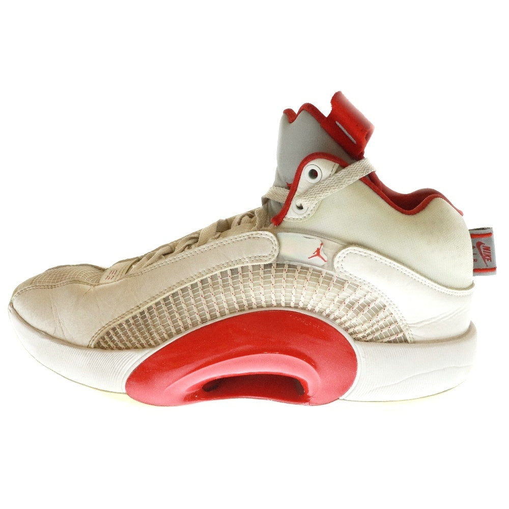 NIKE(ナイキ) Air Jordan 35 Fire Red CQ4228-100 エアジョーダン35 ファイアーレッド ミドルカットスニーカー ホワイト/レッド US9.5/27.5cm