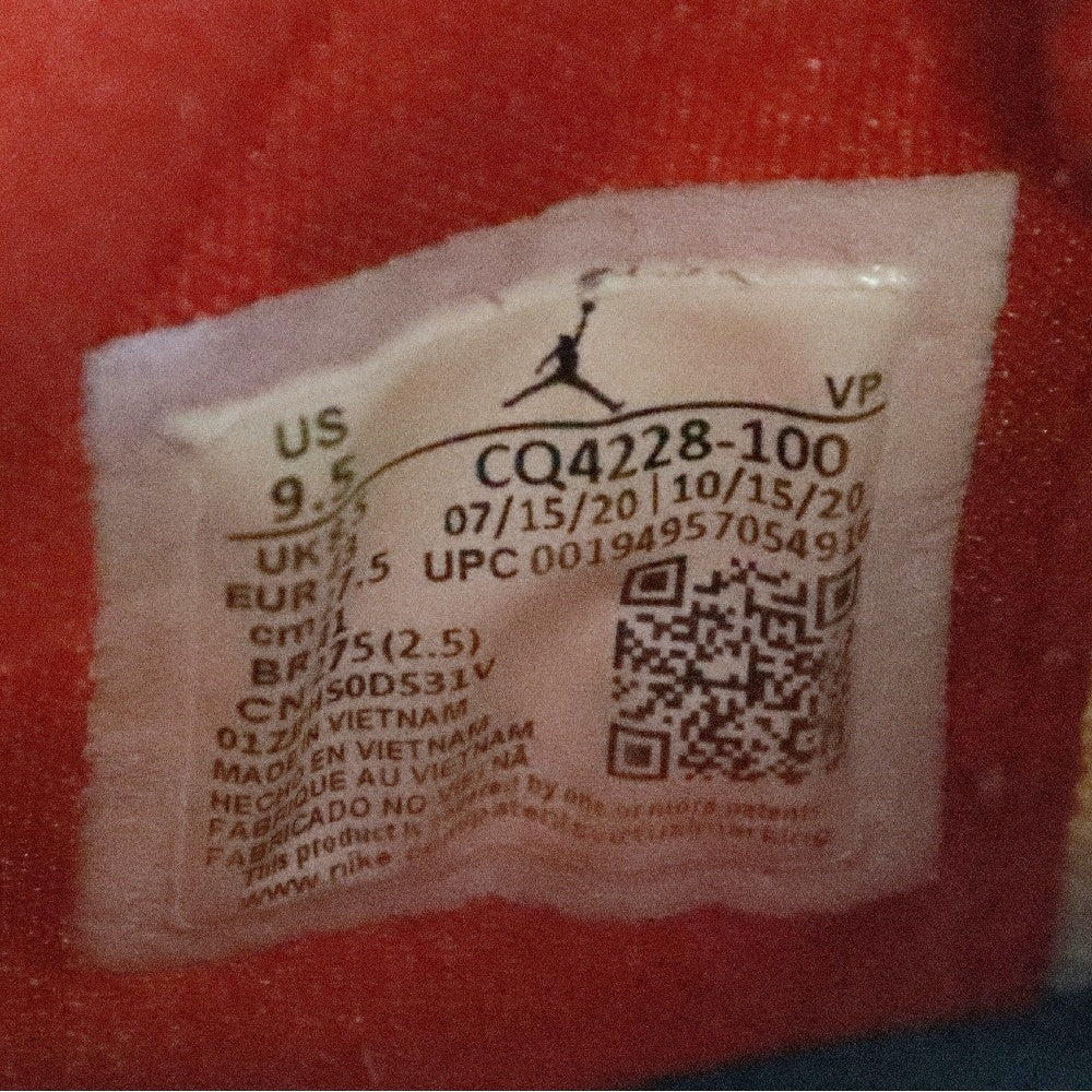 NIKE(ナイキ) Air Jordan 35 Fire Red CQ4228-100 エアジョーダン35 ファイアーレッド ミドルカットスニーカー ホワイト/レッド US9.5/27.5cm
