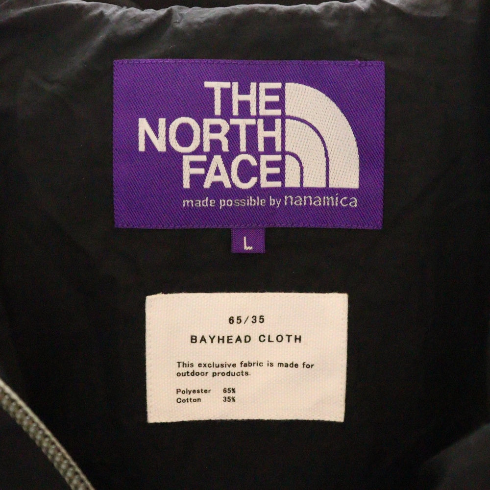 THE NORTH FACE PURPLE LABEL(ノースフェイスパープルレーベル) 65/35 Mountain Parka フロントジップアップマウンテンジャケット ブラック NP2352N