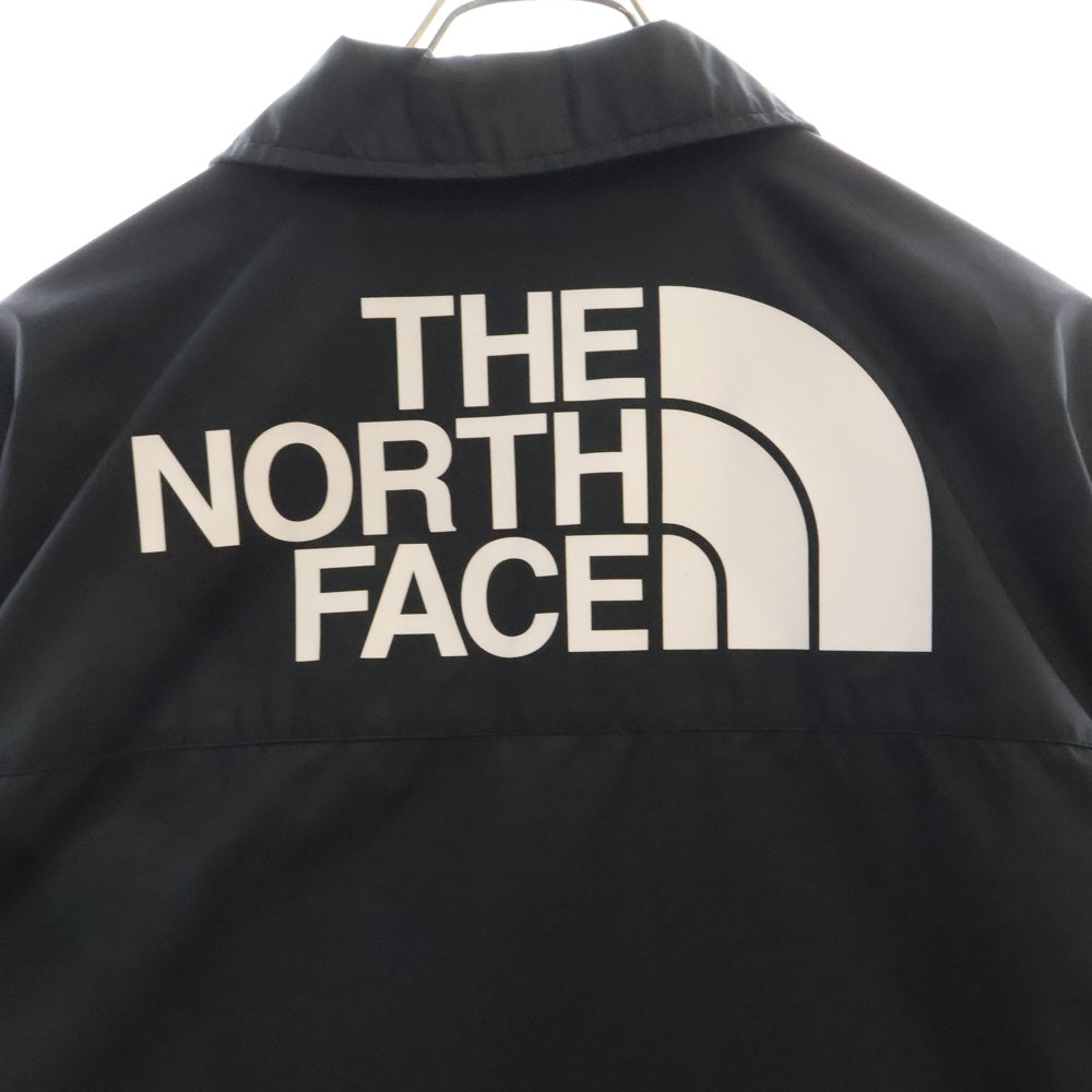 THE NORTH FACE(ザノースフェイス) BACK LOGO NYLON COACH JACKET バックロゴナイロンコーチジャケット ブラック 721415