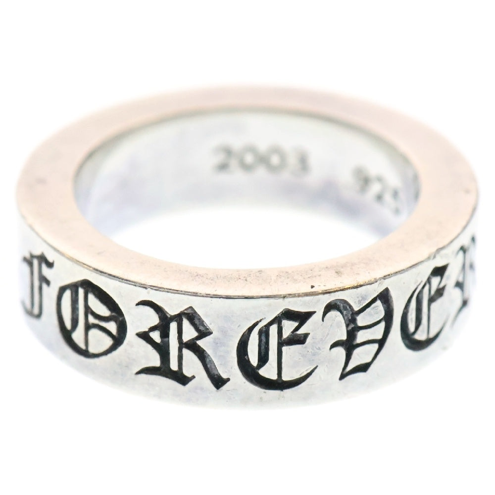 CHROME HEARTS(クロムハーツ) 6mm SPACER FOREVER 6mmスペーサーリング フォーエバーシルバー BCA337