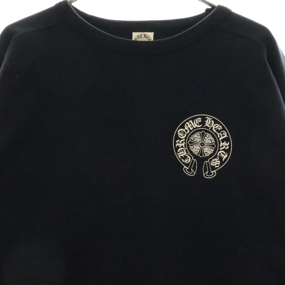 CHROME HEARTS(クロムハーツ) OLD LOGO SWTSHR オールドモデル ホースシューロゴ スウェットトレーナー ブラック