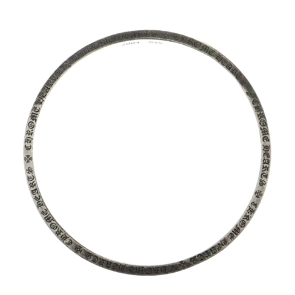 CHROME HEARTS(クロムハーツ) 6mm SPACER BANGLE スペーサーバングルブレスレット シルバー