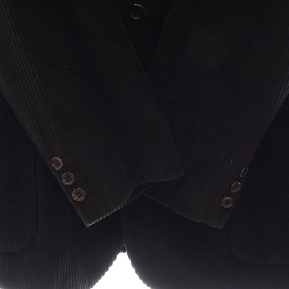Christian Dior MONSIEUR(クリスチャンディオールムッシュ) 3B コーデュロイ テーラードジャケット ブラック BSS-1401-51