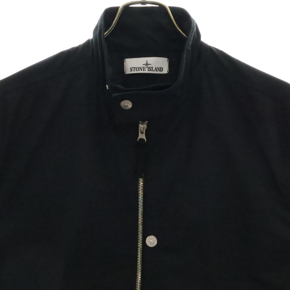 STONE ISLAND(ストーンアイランド) MICRO TWILL Blouson Jacket K1S154100094S0026 ロゴ パッチ ブルゾン ジップジャケット ブラック