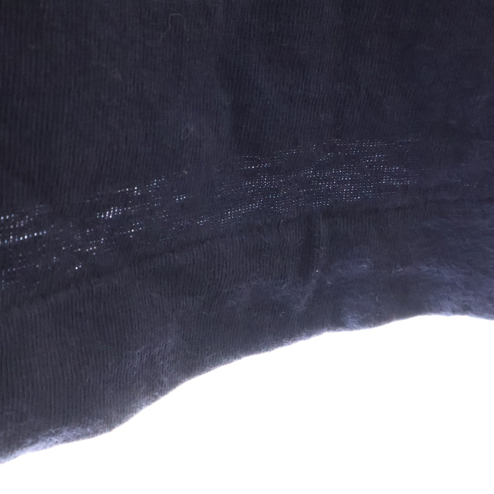 HUMAN MADE(ヒューマンメイド) 23SS DRY ALLS L/S TEE HM28CS032 ロゴプリント クルーネック長袖Tシャツカットソー ロングスリーブ ロンT ネイビー/イエロー